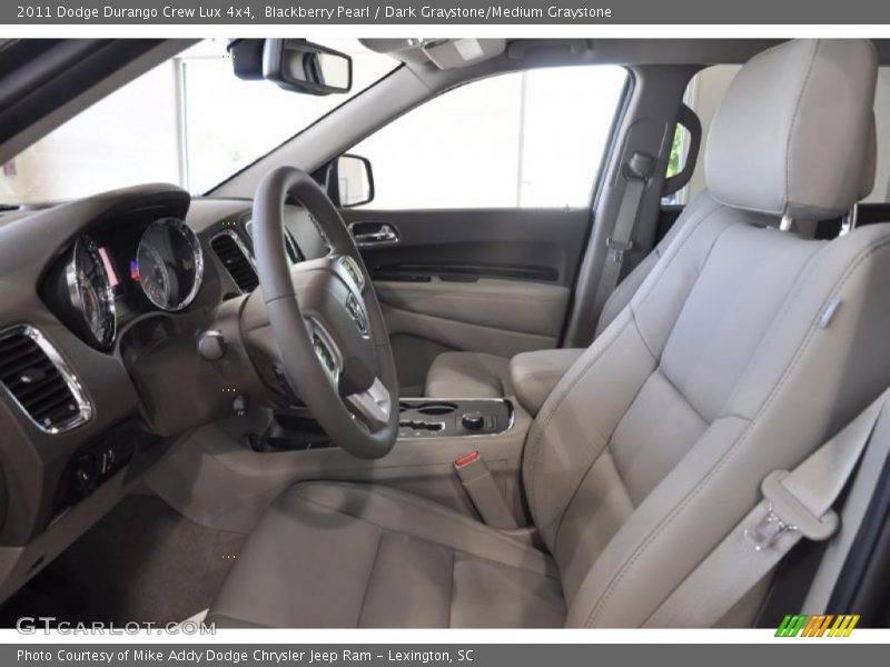 Blackberry Pearl / Dark Graystone/Medium Graystone 2011 Dodge Durango Crew Lux 4x4