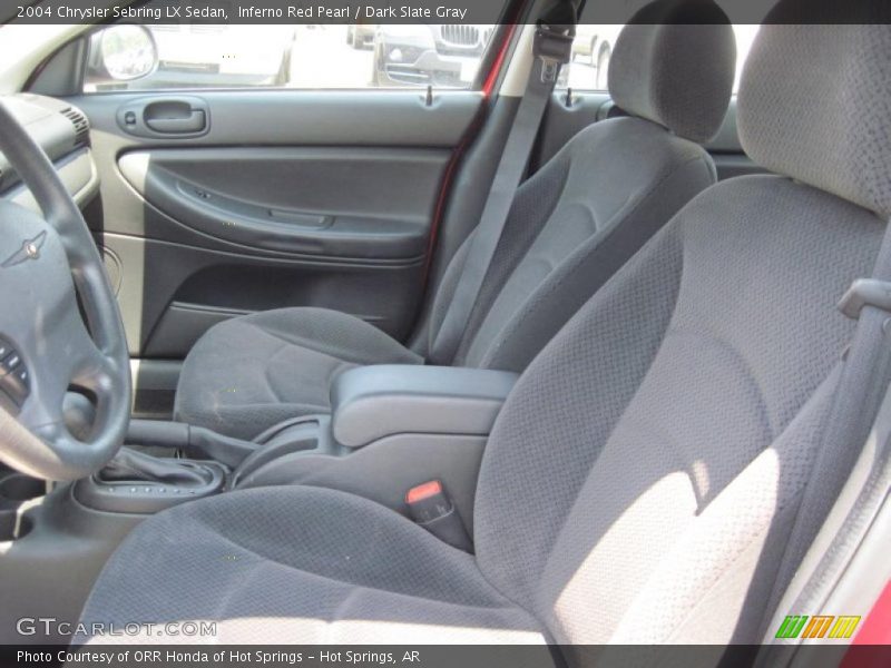 Inferno Red Pearl / Dark Slate Gray 2004 Chrysler Sebring LX Sedan