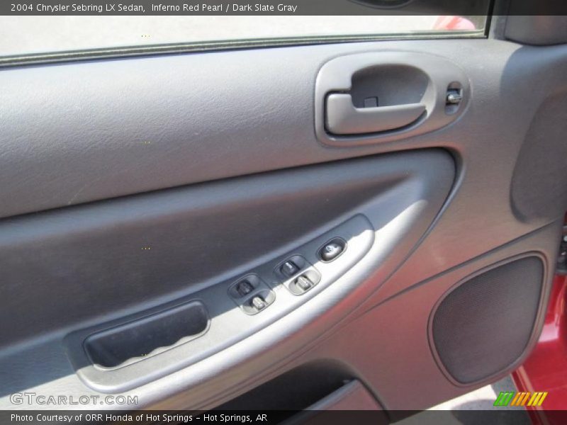Inferno Red Pearl / Dark Slate Gray 2004 Chrysler Sebring LX Sedan