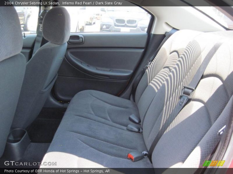 Inferno Red Pearl / Dark Slate Gray 2004 Chrysler Sebring LX Sedan