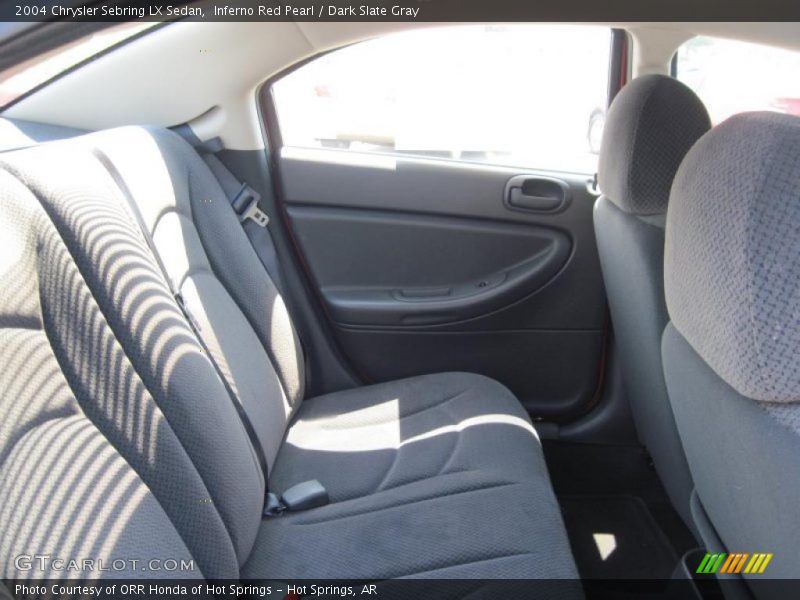 Inferno Red Pearl / Dark Slate Gray 2004 Chrysler Sebring LX Sedan