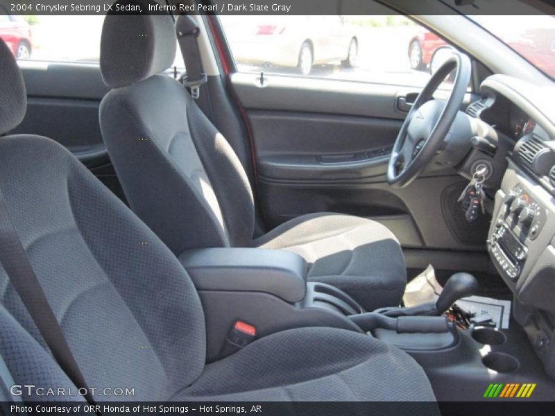 Inferno Red Pearl / Dark Slate Gray 2004 Chrysler Sebring LX Sedan