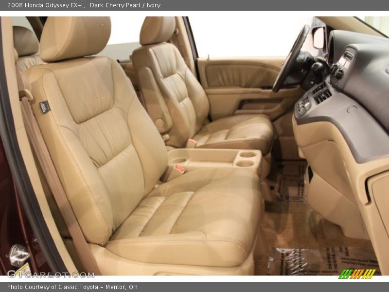 Dark Cherry Pearl / Ivory 2008 Honda Odyssey EX-L
