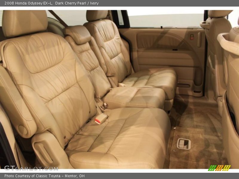 Dark Cherry Pearl / Ivory 2008 Honda Odyssey EX-L