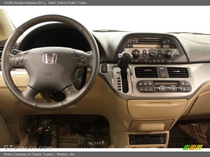 Dark Cherry Pearl / Ivory 2008 Honda Odyssey EX-L