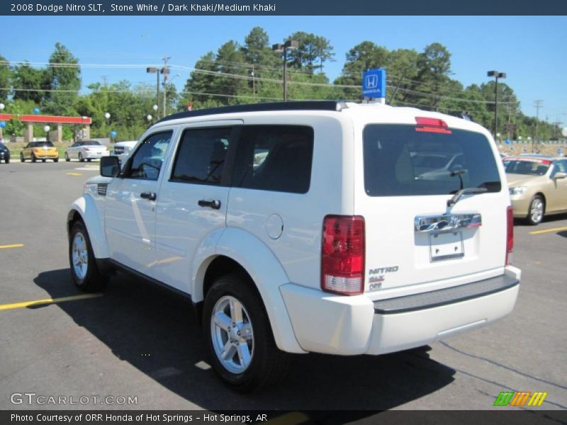 Stone White / Dark Khaki/Medium Khaki 2008 Dodge Nitro SLT