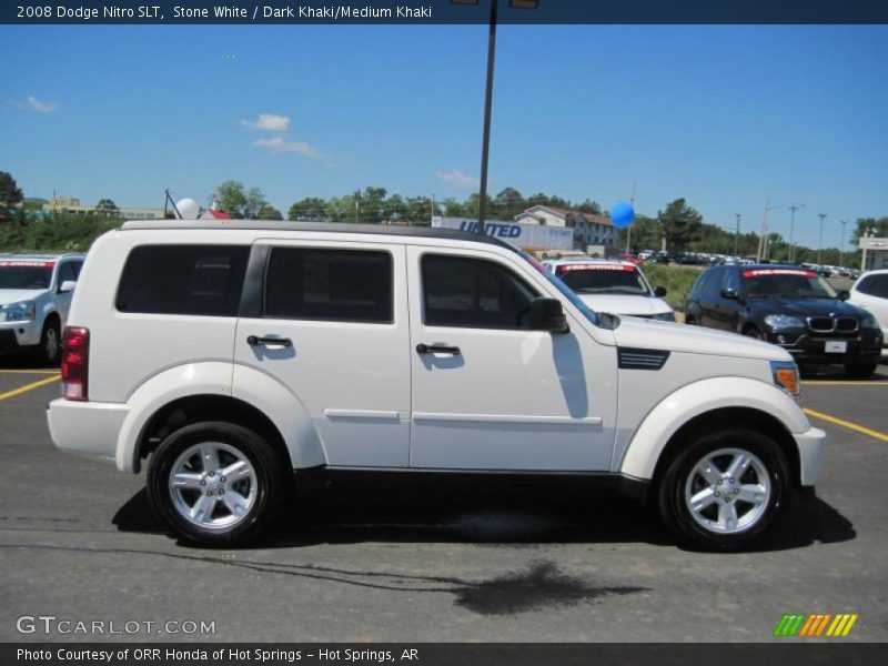 Stone White / Dark Khaki/Medium Khaki 2008 Dodge Nitro SLT