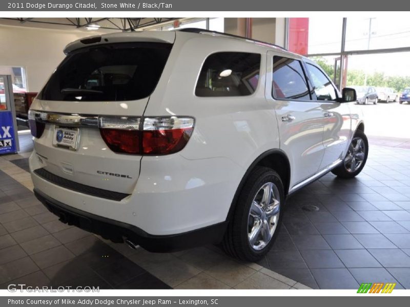 Stone White / Black/Tan 2011 Dodge Durango Citadel