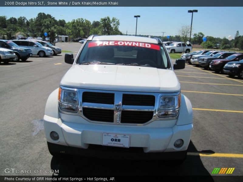 Stone White / Dark Khaki/Medium Khaki 2008 Dodge Nitro SLT