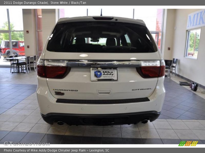 Stone White / Black/Tan 2011 Dodge Durango Citadel