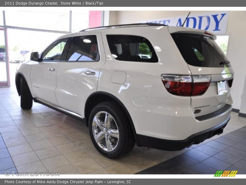 Stone White / Black/Tan 2011 Dodge Durango Citadel