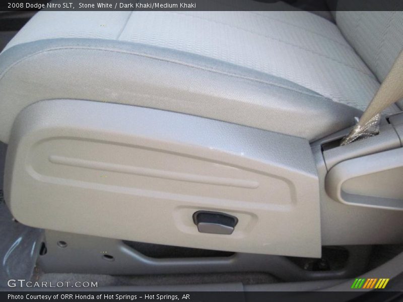 Stone White / Dark Khaki/Medium Khaki 2008 Dodge Nitro SLT