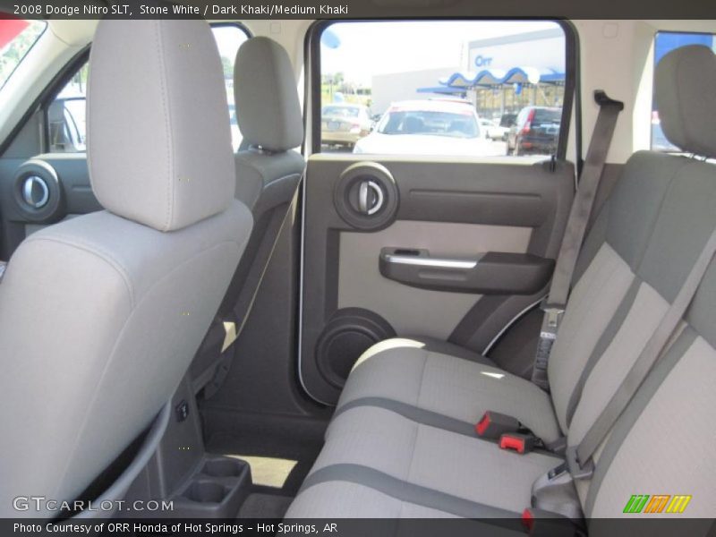 Stone White / Dark Khaki/Medium Khaki 2008 Dodge Nitro SLT