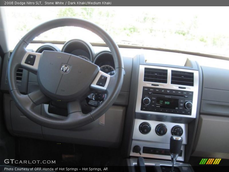 Stone White / Dark Khaki/Medium Khaki 2008 Dodge Nitro SLT