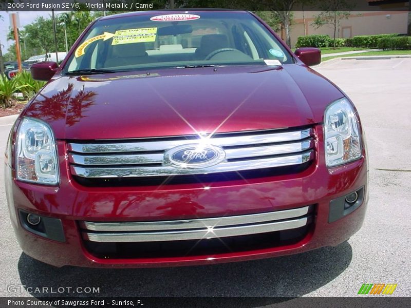 Merlot Metallic / Camel 2006 Ford Fusion SE V6