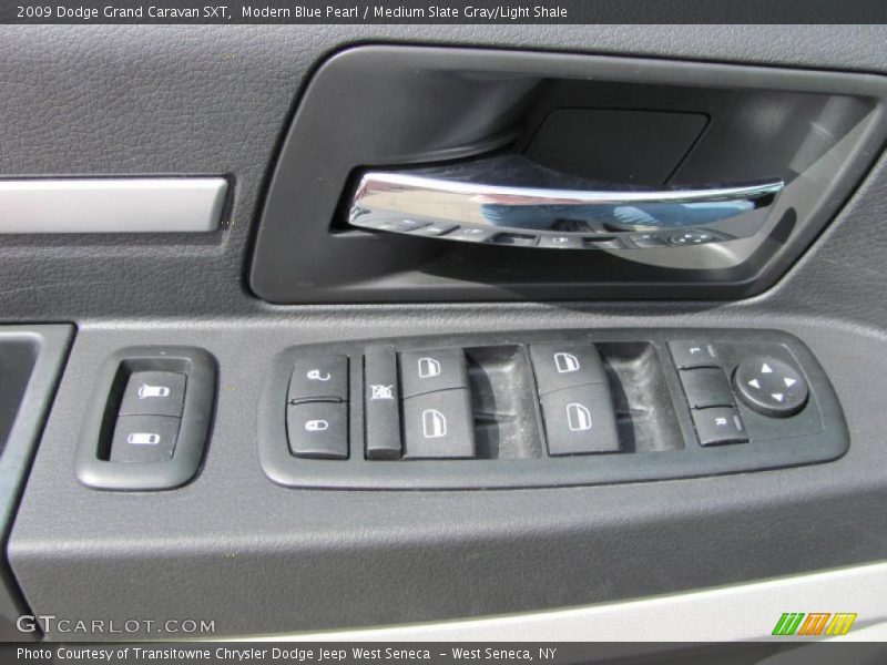 Modern Blue Pearl / Medium Slate Gray/Light Shale 2009 Dodge Grand Caravan SXT