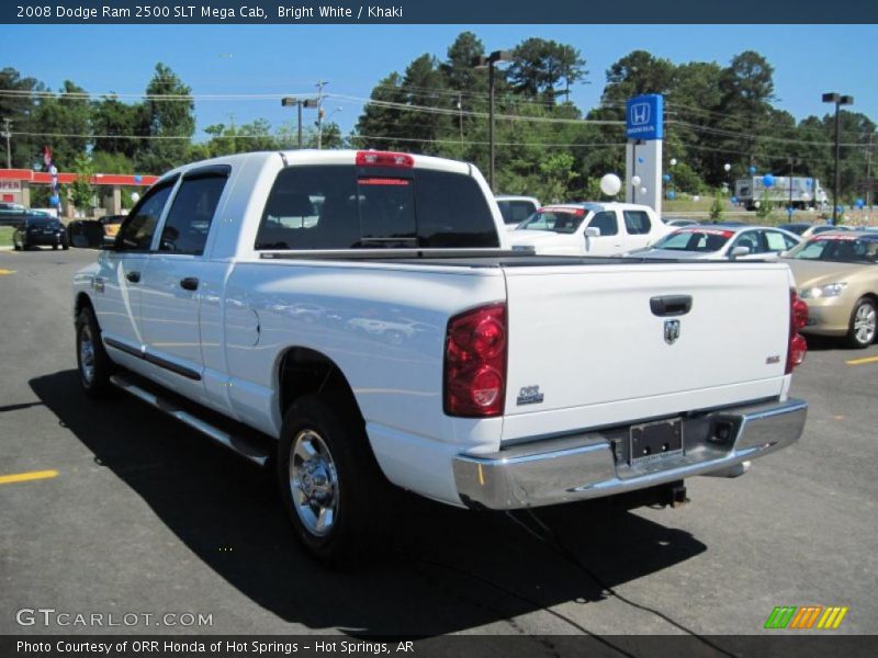 Bright White / Khaki 2008 Dodge Ram 2500 SLT Mega Cab