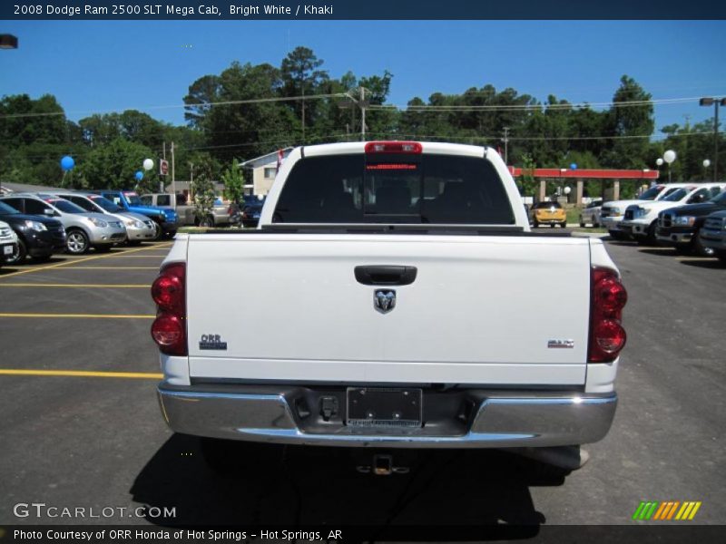 Bright White / Khaki 2008 Dodge Ram 2500 SLT Mega Cab