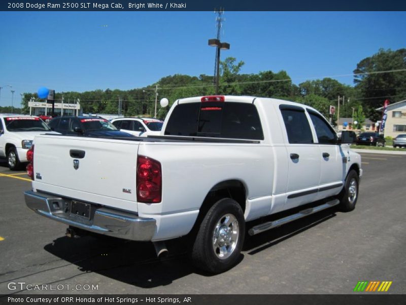 Bright White / Khaki 2008 Dodge Ram 2500 SLT Mega Cab