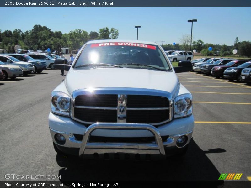 Bright White / Khaki 2008 Dodge Ram 2500 SLT Mega Cab