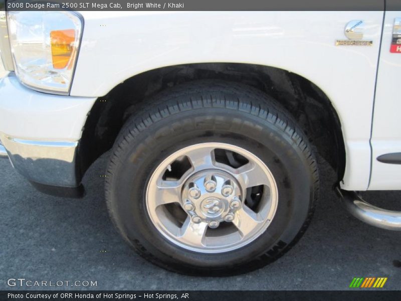 Bright White / Khaki 2008 Dodge Ram 2500 SLT Mega Cab