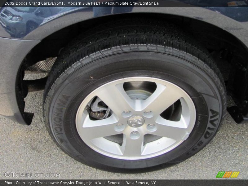 Modern Blue Pearl / Medium Slate Gray/Light Shale 2009 Dodge Grand Caravan SXT