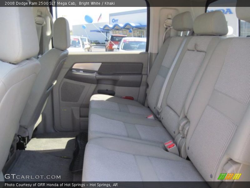 Bright White / Khaki 2008 Dodge Ram 2500 SLT Mega Cab