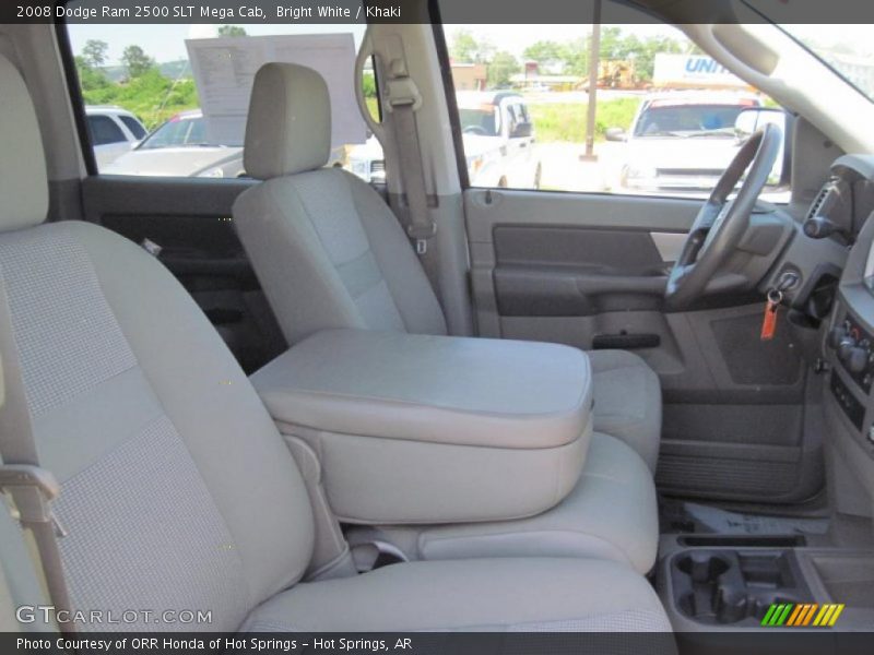 Bright White / Khaki 2008 Dodge Ram 2500 SLT Mega Cab