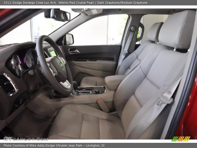 Inferno Red Crystal Pearl / Dark Graystone/Medium Graystone 2011 Dodge Durango Crew Lux 4x4