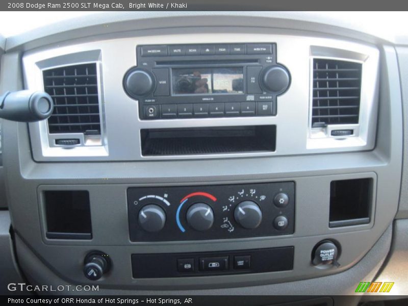 Bright White / Khaki 2008 Dodge Ram 2500 SLT Mega Cab
