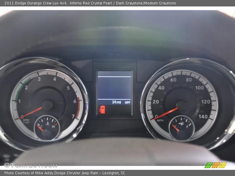 Inferno Red Crystal Pearl / Dark Graystone/Medium Graystone 2011 Dodge Durango Crew Lux 4x4