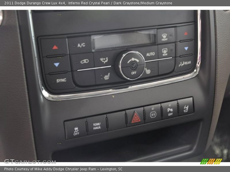 Inferno Red Crystal Pearl / Dark Graystone/Medium Graystone 2011 Dodge Durango Crew Lux 4x4