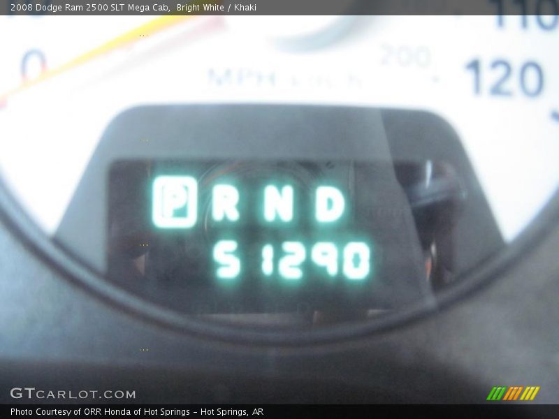 Bright White / Khaki 2008 Dodge Ram 2500 SLT Mega Cab