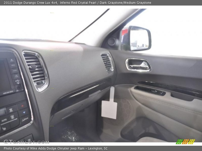 Inferno Red Crystal Pearl / Dark Graystone/Medium Graystone 2011 Dodge Durango Crew Lux 4x4