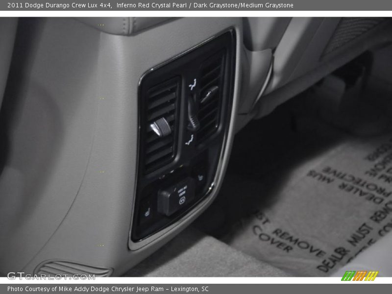 Inferno Red Crystal Pearl / Dark Graystone/Medium Graystone 2011 Dodge Durango Crew Lux 4x4