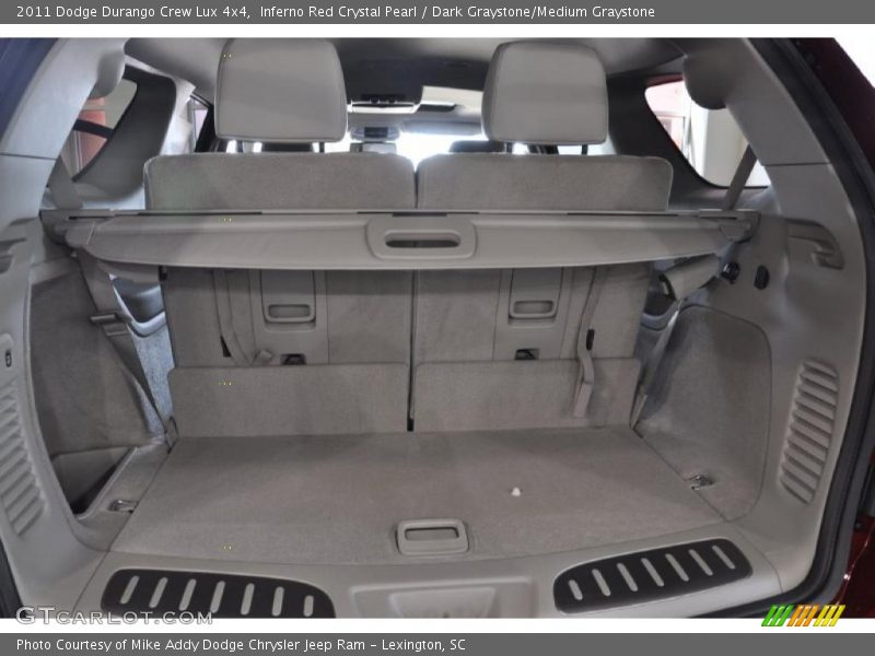Inferno Red Crystal Pearl / Dark Graystone/Medium Graystone 2011 Dodge Durango Crew Lux 4x4