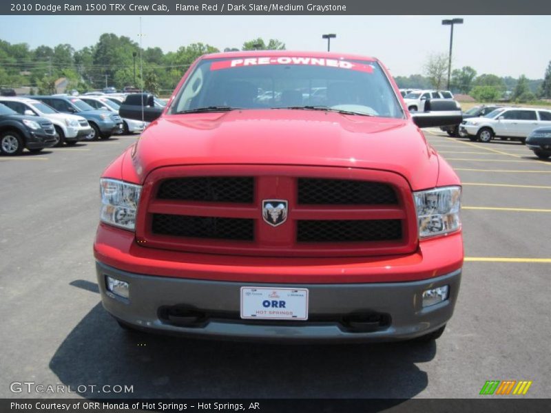 Flame Red / Dark Slate/Medium Graystone 2010 Dodge Ram 1500 TRX Crew Cab