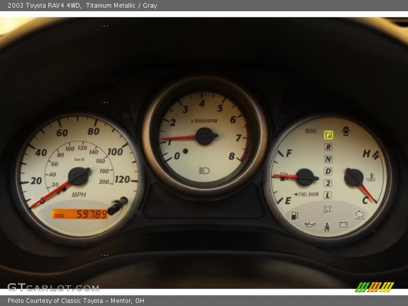 Titanium Metallic / Gray 2003 Toyota RAV4 4WD