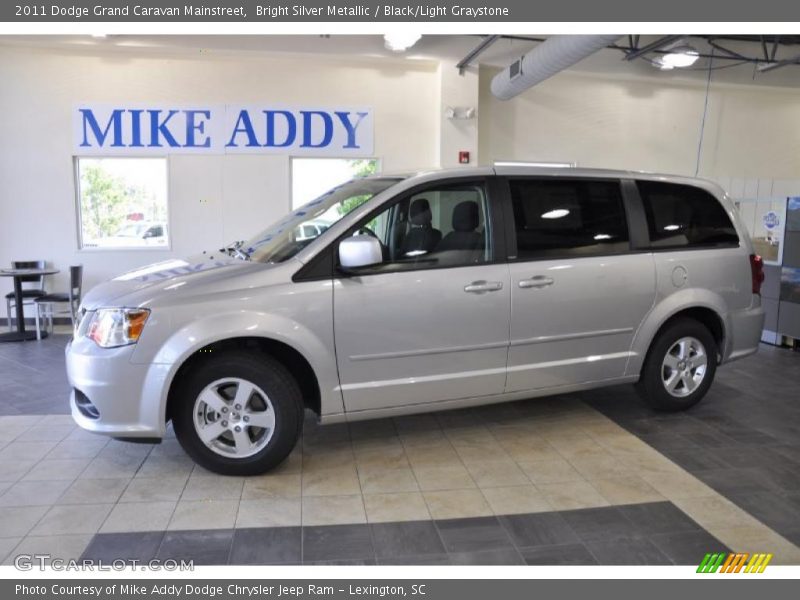 Bright Silver Metallic / Black/Light Graystone 2011 Dodge Grand Caravan Mainstreet