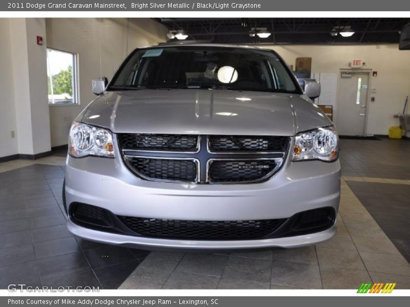 Bright Silver Metallic / Black/Light Graystone 2011 Dodge Grand Caravan Mainstreet