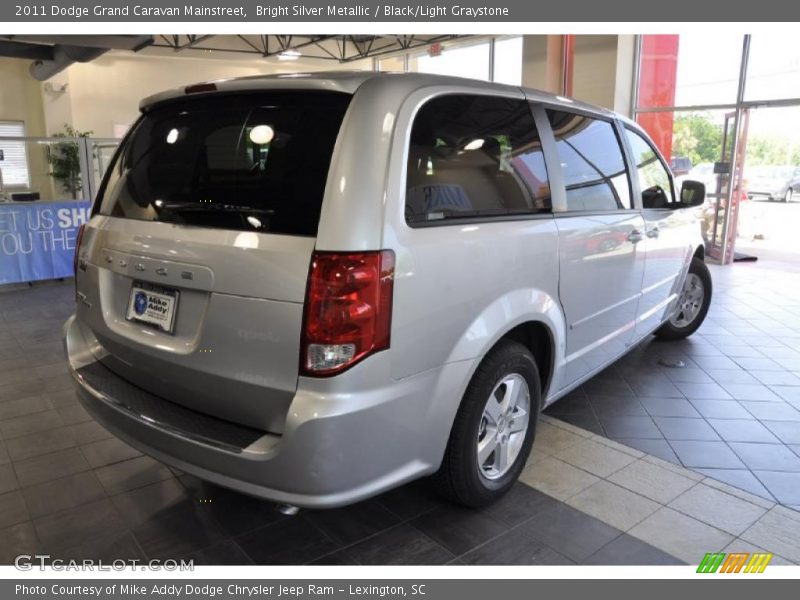 Bright Silver Metallic / Black/Light Graystone 2011 Dodge Grand Caravan Mainstreet
