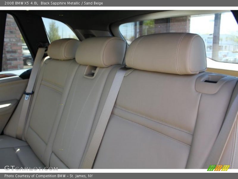Black Sapphire Metallic / Sand Beige 2008 BMW X5 4.8i