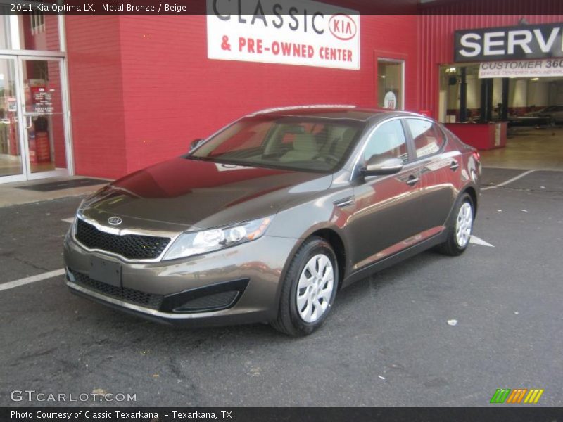 Metal Bronze / Beige 2011 Kia Optima LX