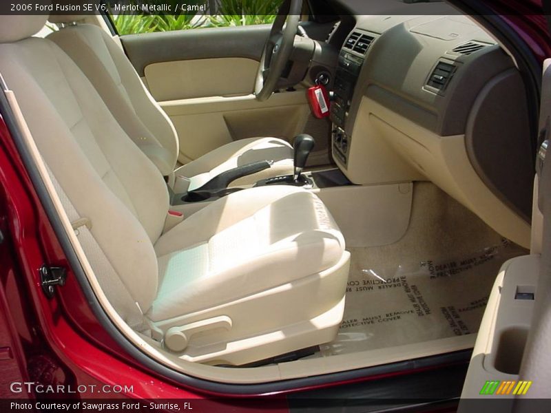 Merlot Metallic / Camel 2006 Ford Fusion SE V6