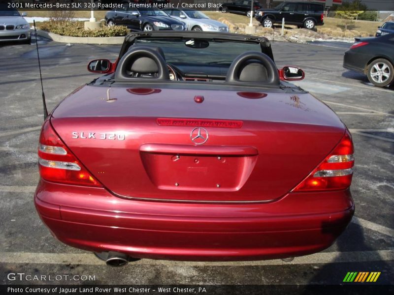 Firemist Metallic / Charcoal Black 2001 Mercedes-Benz SLK 320 Roadster