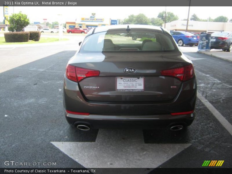 Metal Bronze / Beige 2011 Kia Optima LX