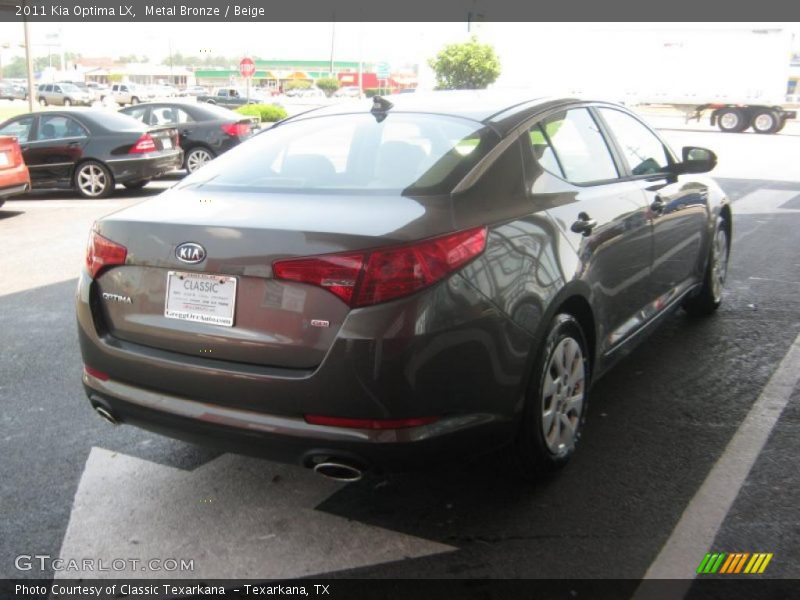 Metal Bronze / Beige 2011 Kia Optima LX