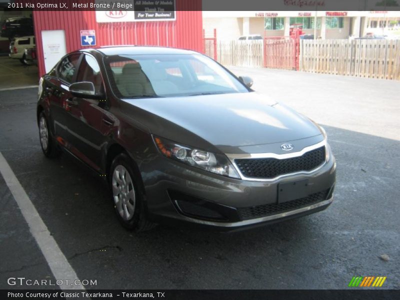 Metal Bronze / Beige 2011 Kia Optima LX