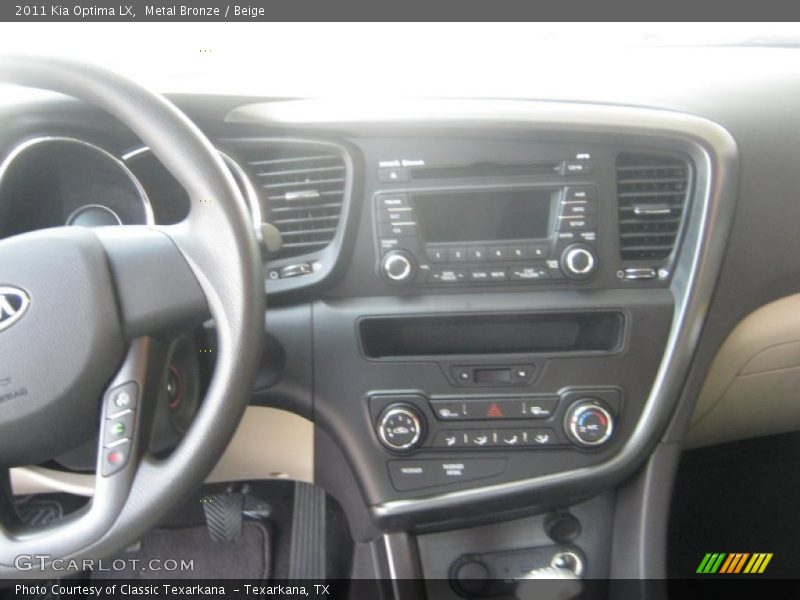 Metal Bronze / Beige 2011 Kia Optima LX