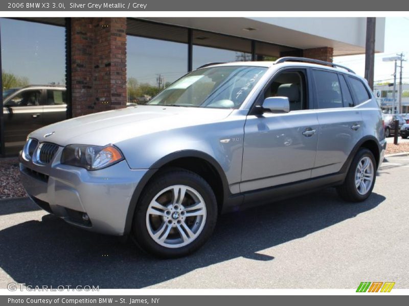 Silver Grey Metallic / Grey 2006 BMW X3 3.0i
